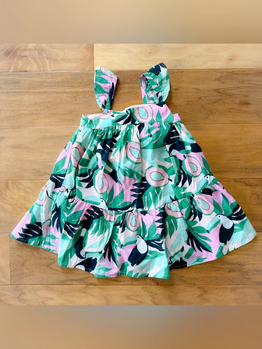 Like New Janie and Jack Tropical Matching Set for Boy (Size 6) & Girl (Size 3)